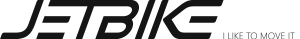 JetBike-Logo mit Slogan - Schwarz RGB 21-21-21